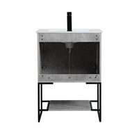 Elegant Lighting - VF42024CG - Single Bathroom Vanity - Gerard - Concrete Grey