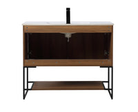 Elegant Lighting - VF42040WB - Single Bathroom Vanity - Gerard - Walnut Brown