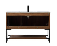 Elegant Lighting - VF42048WB - Single Bathroom Vanity - Gerard - Walnut Brown