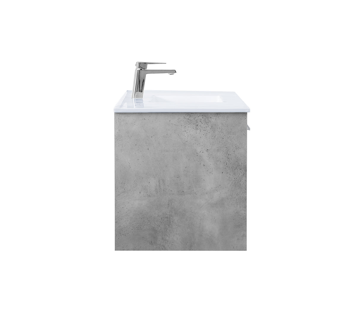 Elegant Lighting - VF43048CG - Single Bathroom Floating Vanity - Kasper - Concrete Grey