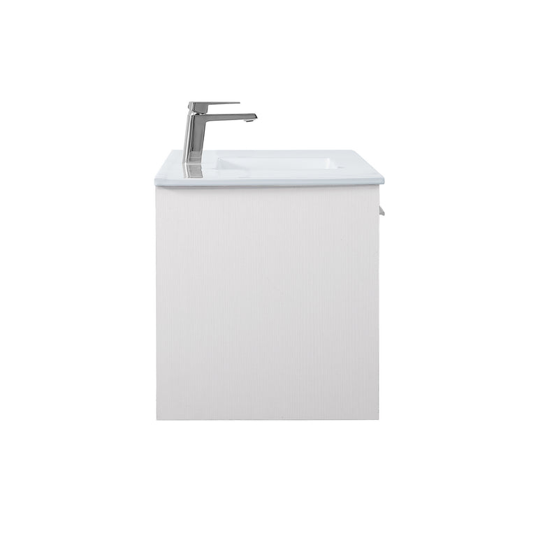 Elegant Lighting - VF43048WH - Single Bathroom Floating Vanity - Kasper - White