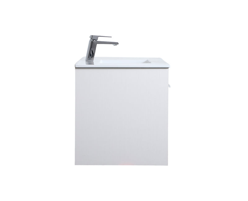 Elegant Lighting - VF44036WH - Single Bathroom Floating Vanity - Rasina - White