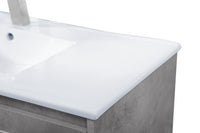 Elegant Lighting - VF44040CG - Single Bathroom Floating Vanity - Rasina - Concrete Grey
