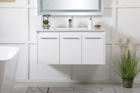 Elegant Lighting - VF44040WH - Single Bathroom Floating Vanity - Rasina - White