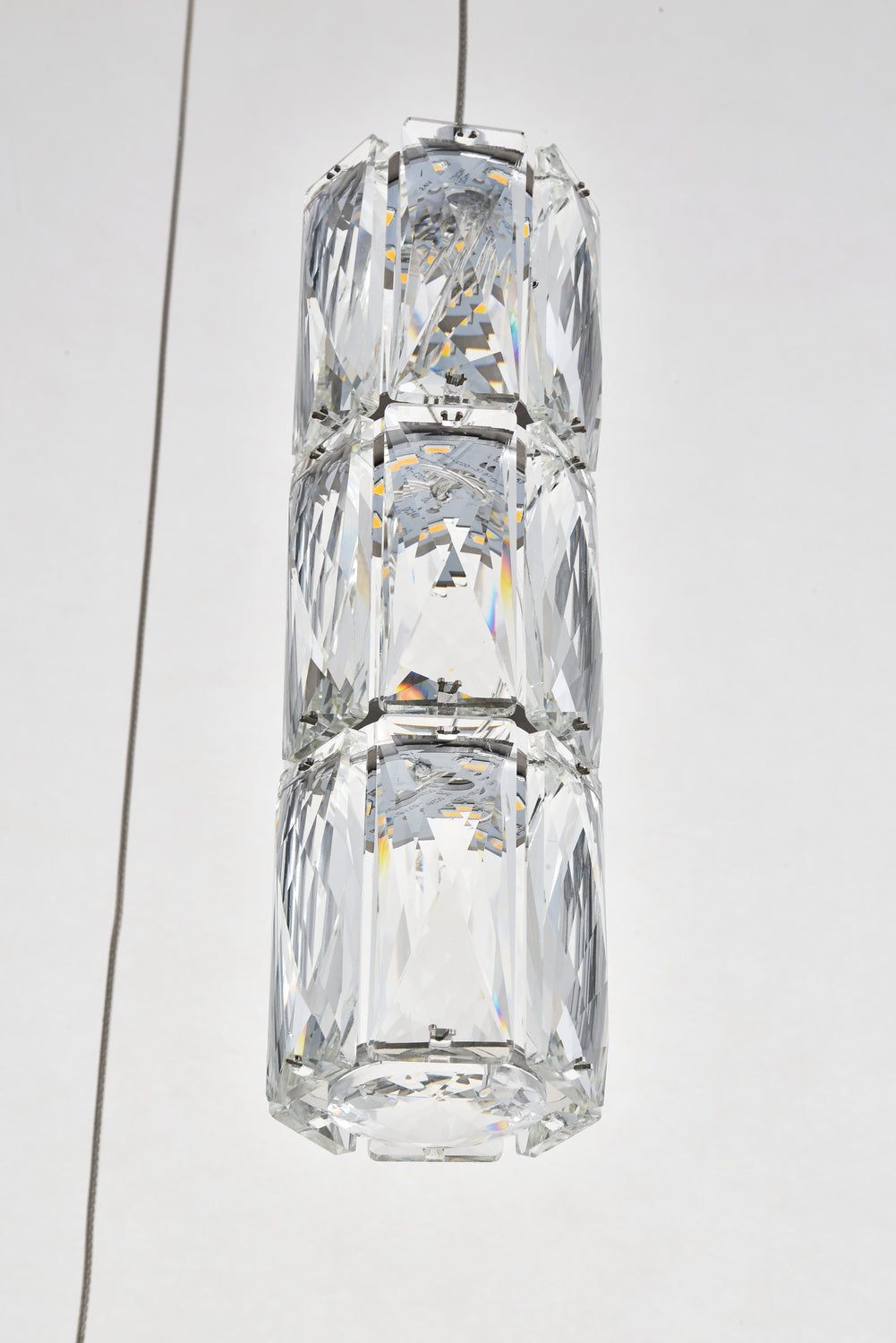 Elegant Lighting - 3500D3RC - LED Pendant - Polaris - Chrome