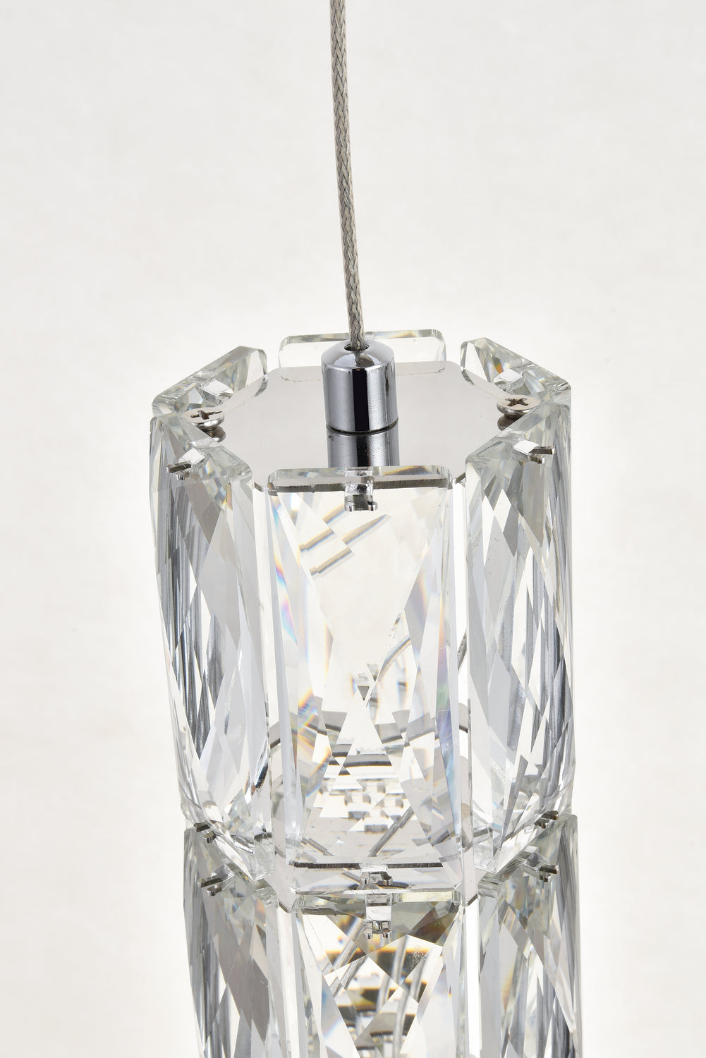 Elegant Lighting - 3500D3RC - LED Pendant - Polaris - Chrome