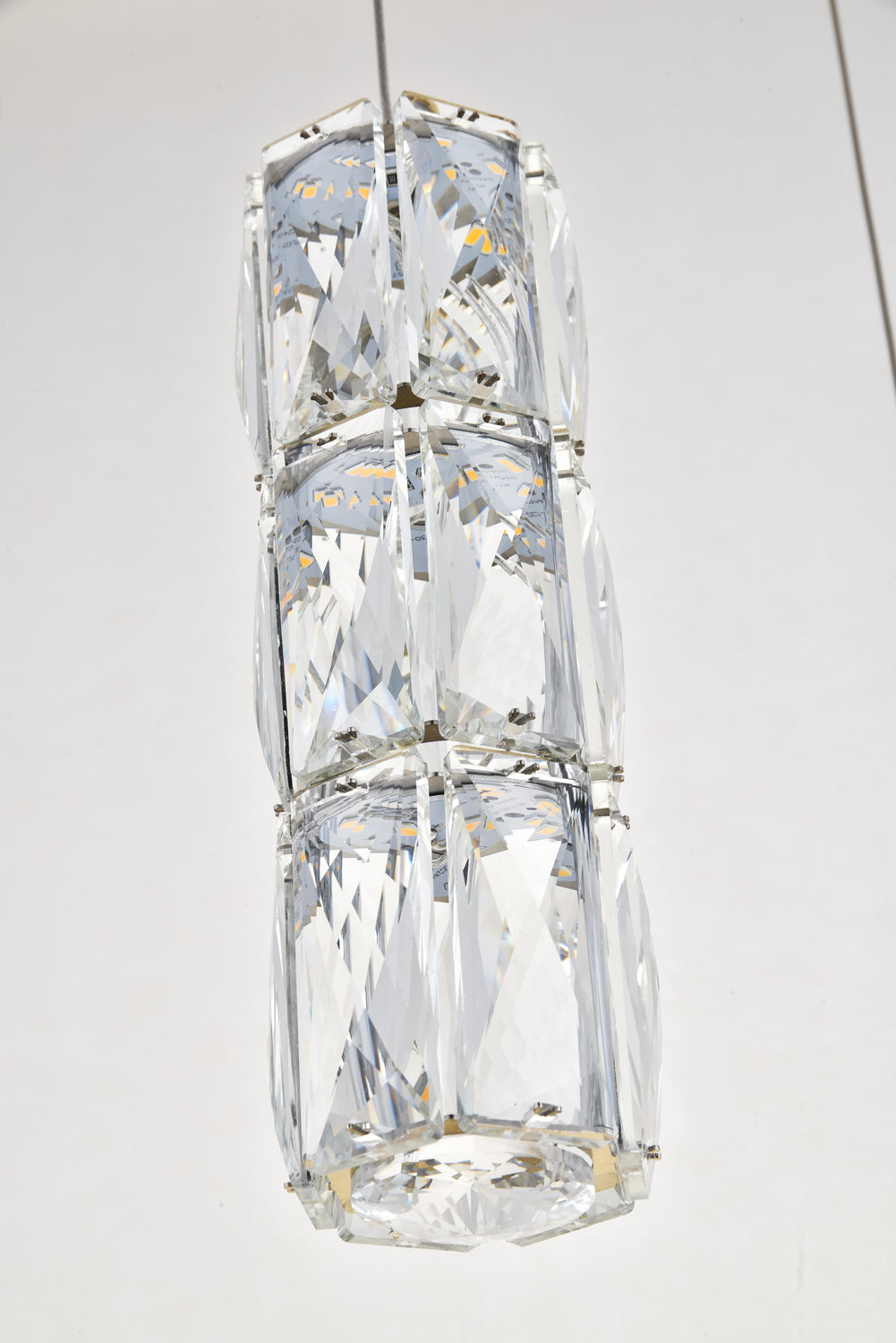 Elegant Lighting - 3500D3RG - LED Pendant - Polaris - Gold