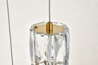 Elegant Lighting - 3500D3RG - LED Pendant - Polaris - Gold