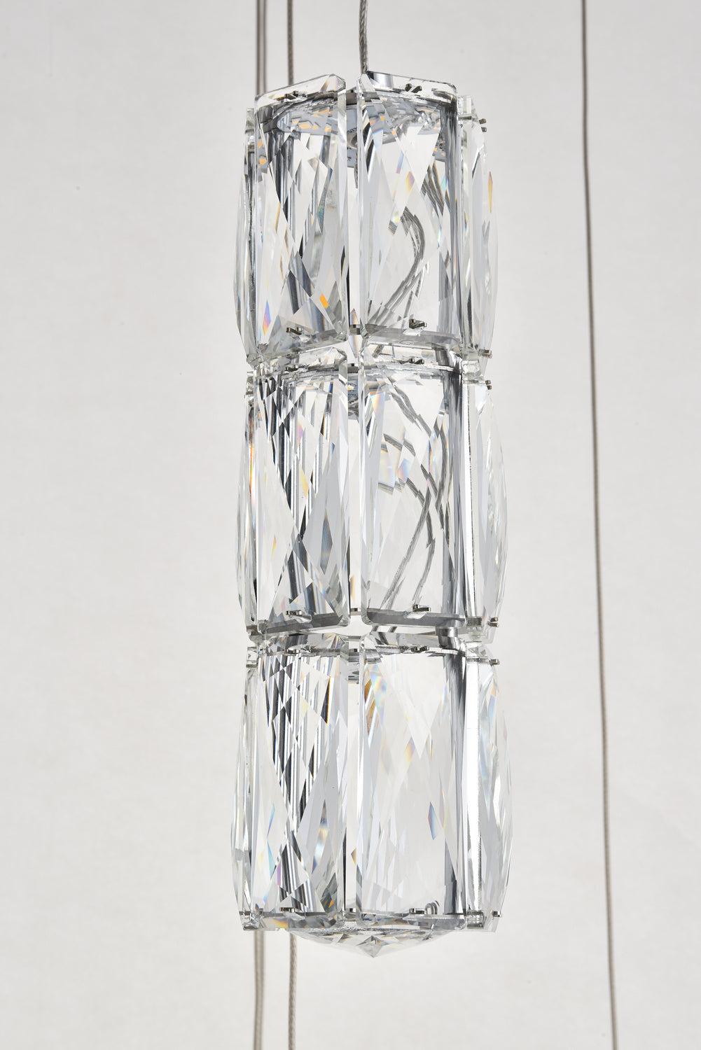 Elegant Lighting - 3500D28C - LED Pendant - Polaris - Chrome