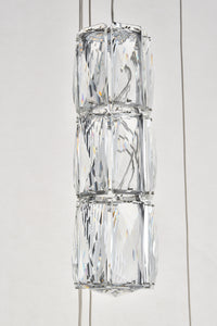 Elegant Lighting - 3500D28C - LED Pendant - Polaris - Chrome