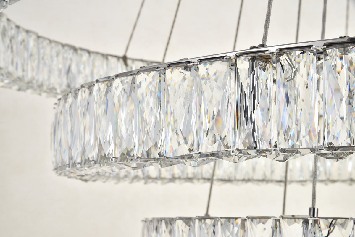 Elegant Lighting - 3503G41C - LED Chandelier - Monroe - Chrome