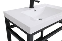 Elegant Lighting - VF14030BK - Single Bathroom Vanity - Raya - black