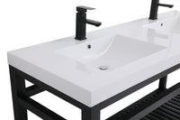 Elegant Lighting - VF14060DBK - Double Bathroom Vanity - Raya - black