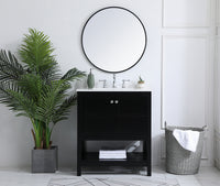 Elegant Lighting - VF16430BK - Single Bathroom Vanity - Theo - Black