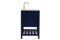 Elegant Lighting - VF16436BL - Single Bathroom Vanity - Theo - Blue