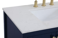 Elegant Lighting - VF16436BL - Single Bathroom Vanity - Theo - Blue