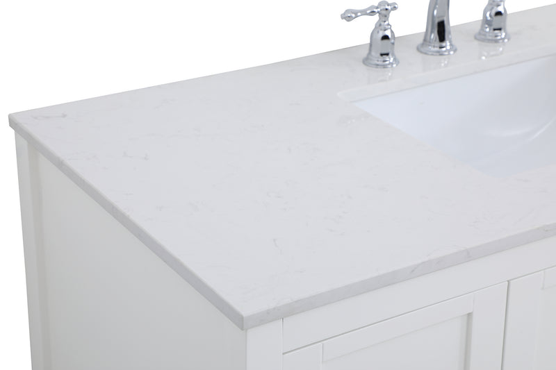 Elegant Lighting - VF16448WH - Single Bathroom Vanity - Theo - White