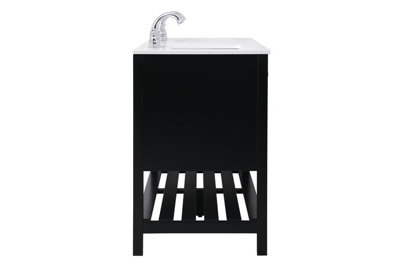 Elegant Lighting - VF16460DBK - Single Bathroom Vanity - Theo - Black