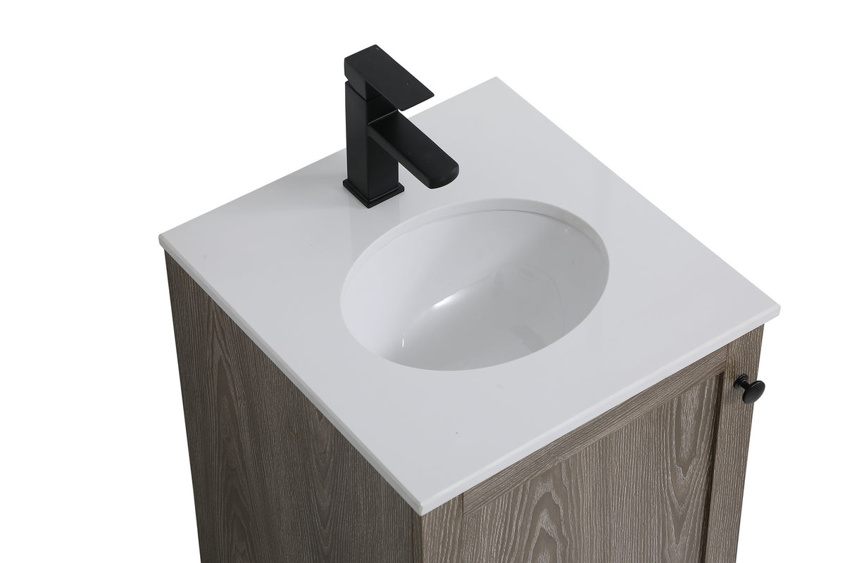 Elegant Lighting - VF2818WO - Single Bathroom Vanity - Soma - Weathered Oak
