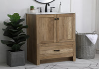 Elegant Lighting - VF2830NT - Single Bathroom Vanity - Soma - Natural Oak