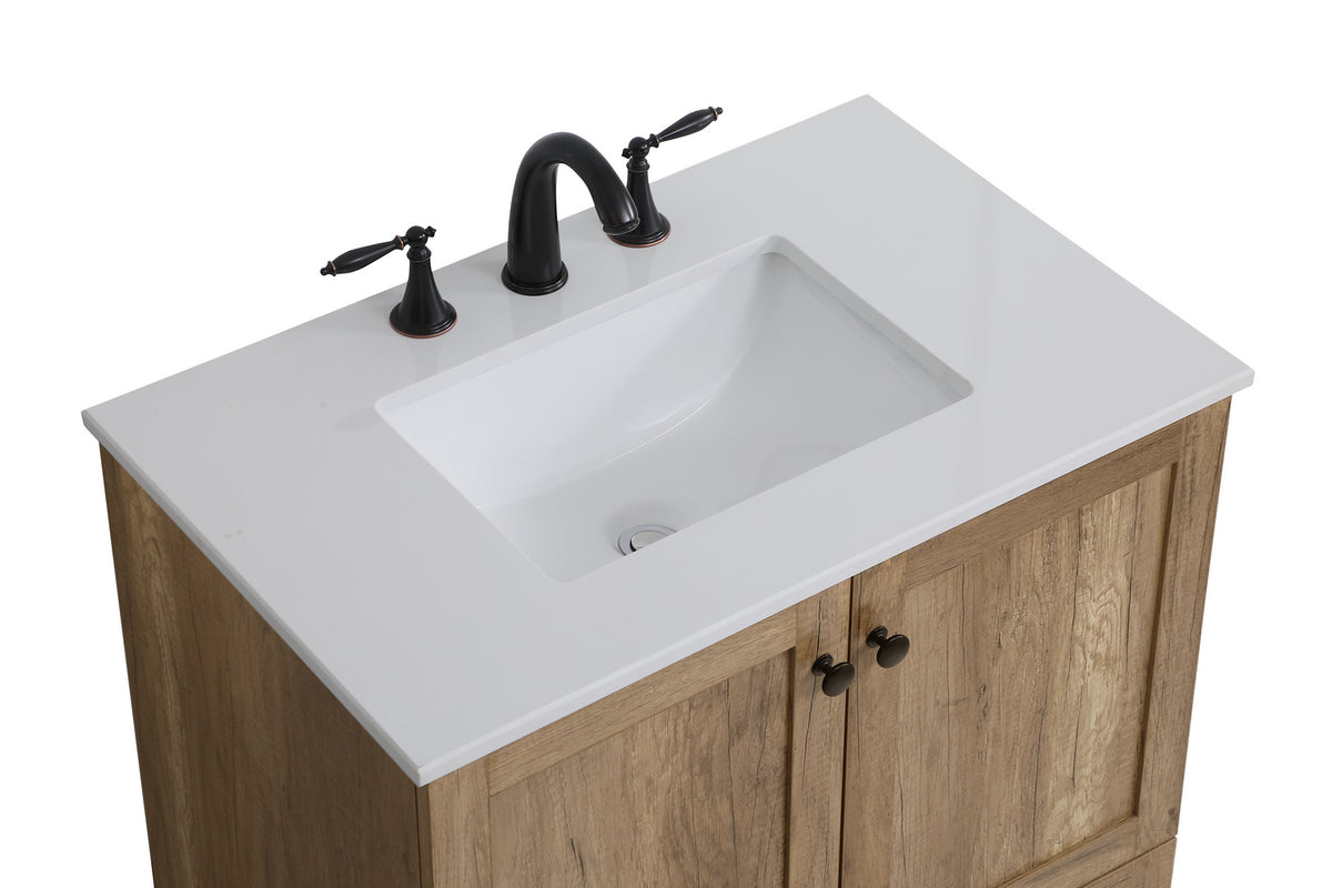 Elegant Lighting - VF2830NT - Single Bathroom Vanity - Soma - Natural Oak