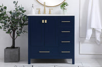 Elegant Lighting - VF18832BL - Single Bathroom Vanity - Irene - Blue