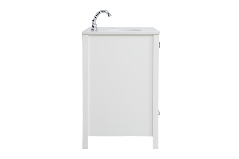 Elegant Lighting - VF18836WH - Single Bathroom Vanity - Irene - White