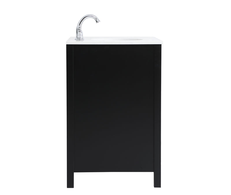 Elegant Lighting - VF18836BK - Single Bathroom Vanity - Irene - Black