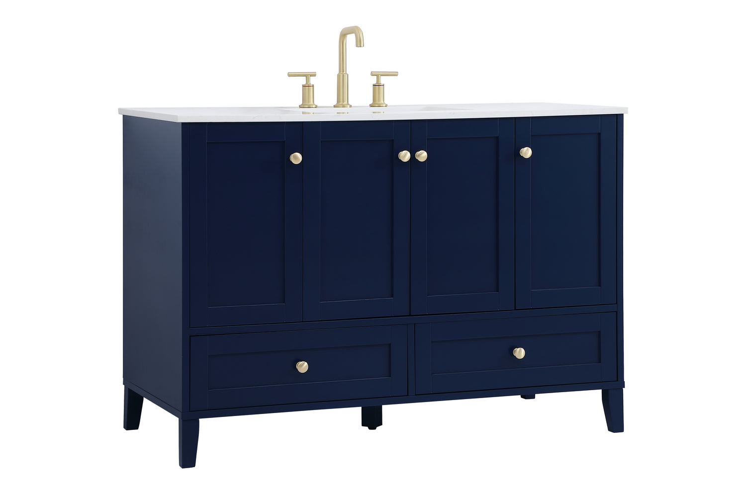 Elegant Lighting VF18048BL Single Bathroom Vanity Sommerville