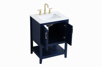 Elegant Lighting - VF16024BL - Single Bathroom Vanity - Aubrey - Blue