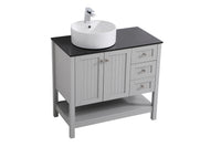 Elegant Lighting - VF16236GR - Vessel Sink Bathroom Vanity - Ralph - Gray