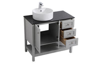 Elegant Lighting - VF16236GR - Vessel Sink Bathroom Vanity - Ralph - Gray
