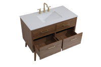 Elegant Lighting - VF41042WB - Bathroom Vanity Set - Boise - Walnut Brown