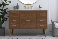 Elegant Lighting - VF41048WB - Bathroom Vanity Set - Boise - Walnut Brown