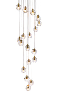 Elegant Lighting - 3505D20G - LED Pendant - Eren - Gold