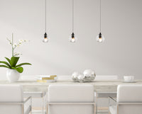 Elegant Lighting - 3505D28BK - LED Pendant - Eren - Black
