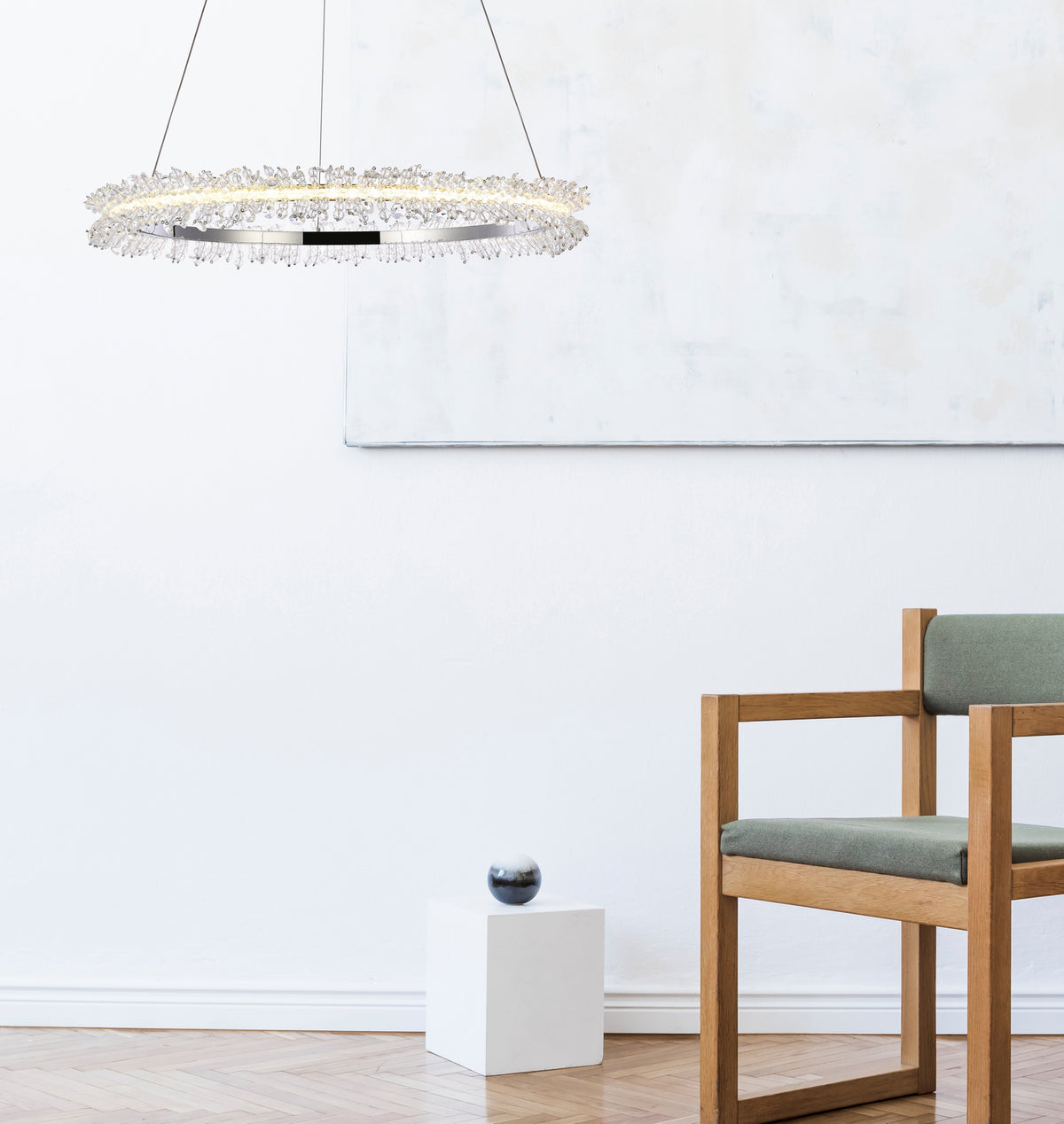 Elegant Lighting - 3506D26C - LED Pendant - Laurel - Chrome