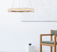 Elegant Lighting - 3506D26G - LED Pendant - Laurel - Gold