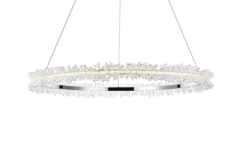 Elegant Lighting - 3506D34C - LED Pendant - Laurel - Chrome