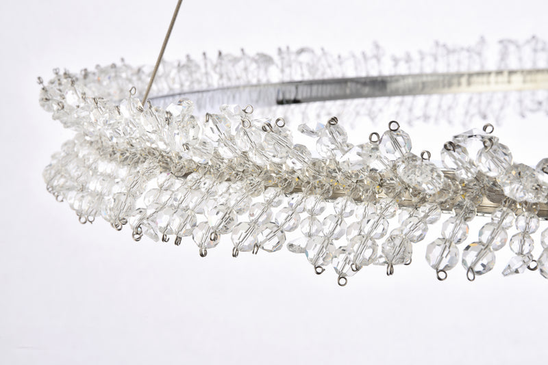 Elegant Lighting - 3506D34C - LED Pendant - Laurel - Chrome