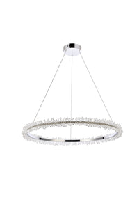 Elegant Lighting - 3506D34C - LED Pendant - Laurel - Chrome
