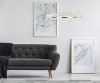 Elegant Lighting - 3506D34C - LED Pendant - Laurel - Chrome