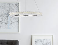 Elegant Lighting - 3506D34C - LED Pendant - Laurel - Chrome