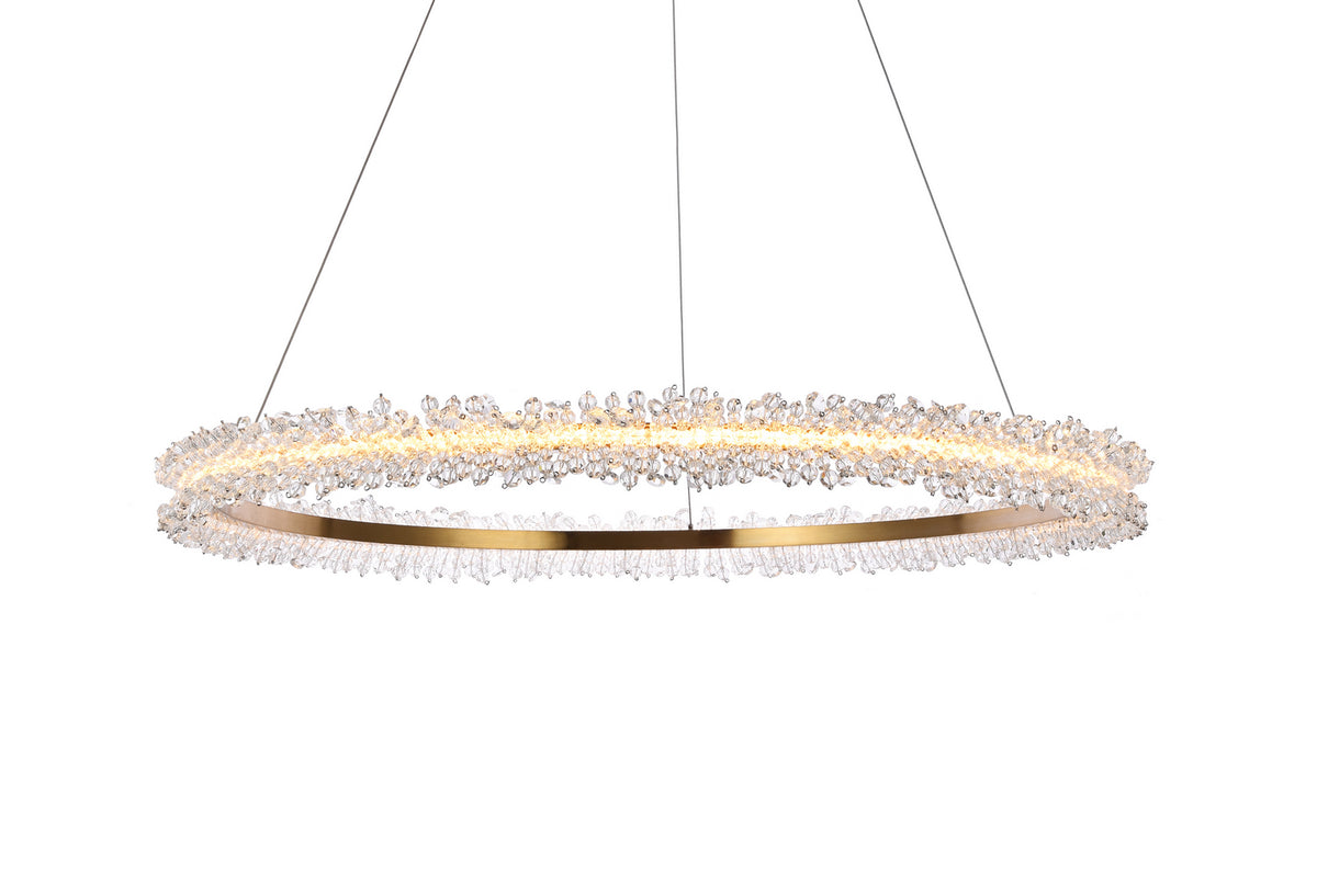 Elegant Lighting - 3506D34G - LED Pendant - Laurel - Gold