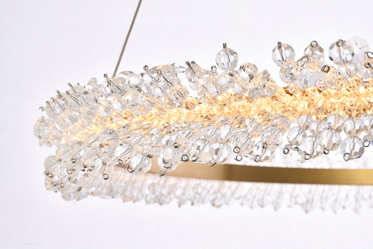 Elegant Lighting - 3506D34G - LED Pendant - Laurel - Gold