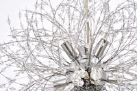 Elegant Lighting - 3507D18C - Nine Light Pendant - Solace - Chrome