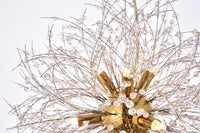 Elegant Lighting - 3507D18G - Nine Light Pendant - Solace - Gold