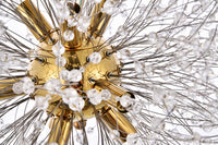 Elegant Lighting - 3507D18G - Nine Light Pendant - Solace - Gold