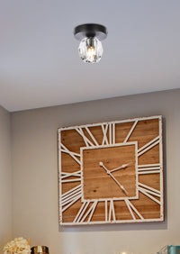 Elegant Lighting - 3505F5BK - LED Flush Mount - Eren - Black