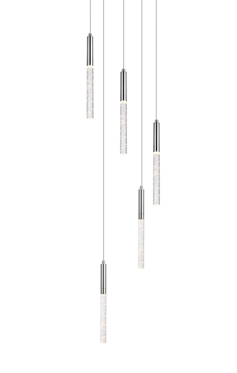 Elegant Lighting - 5203D16C - LED Pendant - Ruelle - Chrome